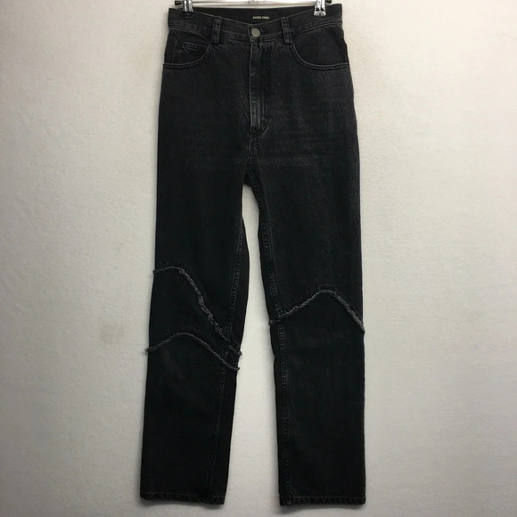 Rachel Comey Ticklers Jeans 0 Washed Black - Picture 9 of 15